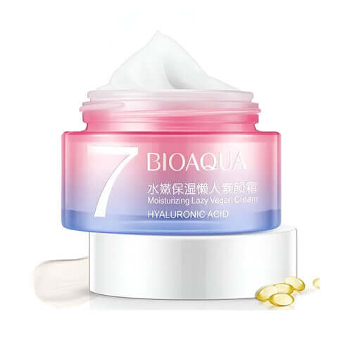 Crema Hidratante 7 Vegana Acido Hialuronico Bioaqua